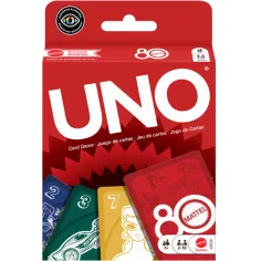 UNO карта 80 години рубинено червено издание