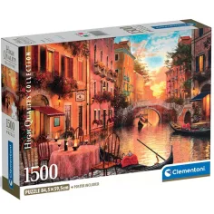 Венецианска вечеря 1500бр. HQC компактен пъзел - Clementoni