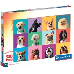 Весели кучешки муцунки 300 части пъзел - Clementoni