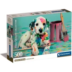 Висококачествена колекция - Далматинче 500 части пъзел - Clementoni