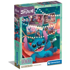 Висококачествена колекция Disney Stitch 1000 части пъзел - Clementoni