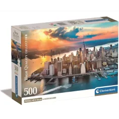 Висококачествена колекция - Ню Йорк 500 части пъзел - Clementoni