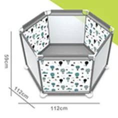 VivaKids кошара за игра с балон с горещ въздух 112x59см изображение 2
