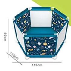 VivaKids космическа кошара за игра 112x59см изображение 2