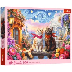 Влюбени котки Premium Quality 500 части пъзел – Trefl