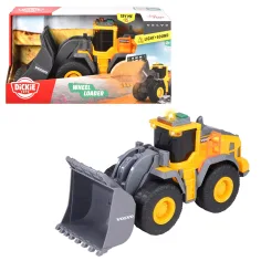 Volvo багер с ефекти на светлина и звук 23 см - Dickie Toys