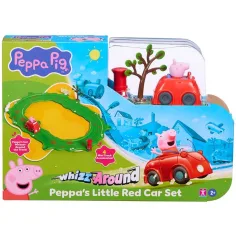Whizz-Around Peppa прасенце червен автомобилен комплект