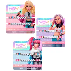 WOW Generation: 2 броя цветен комплект гривни с надпис в различни варианти