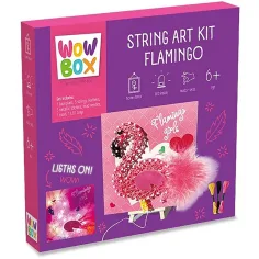 WowBox: LED Светеща Конструкция - Фламинго изображение 1