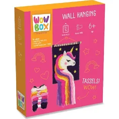 WowBox: Макраме Стенен Декор - Еднорог
