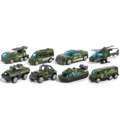 X-Military военен комплект мини автомобили 8бр. изображение 2