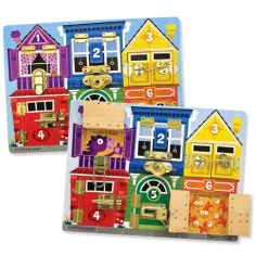 Заключалки и резета развиваща играчка - Melissa & Doug изображение 2