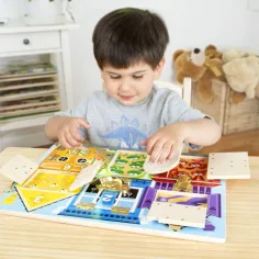 Заключалки и резета развиваща играчка - Melissa & Doug изображение 3