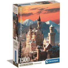 Замъкът Нойшванщайн 1500 части HQC пъзел 59,5x84,5 см - Clementoni