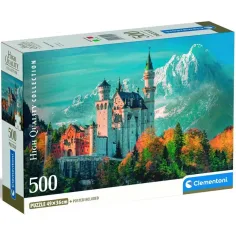 Замъкът Нойшванщайн, Германия HQC 500 части пъзел - Clementoni