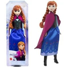 Замръзналото кралство: Очарователна принцеса Анна модна кукла 30 см - Mattel