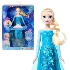 Замръзналото кралство - Пееща кукла Елза с светлинно шоу - Mattel