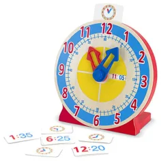Запознай се с часовника! обучителна дървена играчка - Melissa & Doug