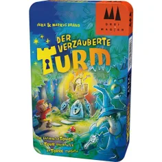 Завладяващата кула настолна игра в метална кутия