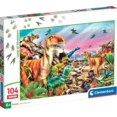 Земята на динозаврите 104 части Super пъзел - Clementoni