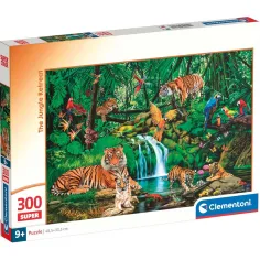 Животните в джунглата 300 части Super пъзел - Clementoni