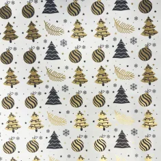Златна опаковъчна хартия 200x70cm