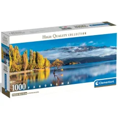 Златното отражение на Уанака 1000 части HQC панорамна пъзел - Clementoni