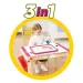 3в 1-в двастранна рисувателна дъска в розов цвят 37x99см изображение 4