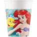 Ариел малката русалка 8 бр. комплект хартиени чаши 200ml