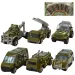 Army Die-Cast: Военен комплект от 6 малки коли изображение 1