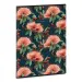 Ars Una: Flowery Green екстра тетрадка с телчета на квадратчета A/4