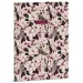 Ars Una: Flowery Pink цветна папка с ластик A/4