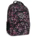 Ars Una: Pearl Blossom Black цветен ергономичен училищен ранец, раница 33x45x24cm