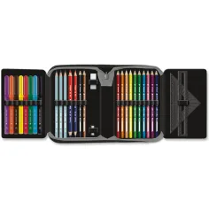 Ars Una: Wild in the dark разгъваем пълен несесер с лъв 12,8x19,3x3,6cm изображение 2