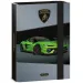 Ars Una: Зелено Lamborghini гумено тетрадно кутия A/5