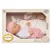 Baby Dream: Бебешка кукла в розова рокля с аксесоари 35 см