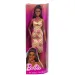 Barbie: Fashionista стилна кукла с карирана рокличка с флорален десен - Mattel изображение 1