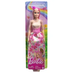 Barbie Dreamtopia: Принцеса кукла в розова рокля с пеперуди - Mattel изображение 6