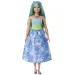 Barbie Dreamtopia: Принцеса кукла в синя рокля с пеперуди - Mattel изображение 2