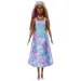 Barbie Dreamtopia: Принцеса кукла в синьо-лилаво с пеперуди - Mattel изображение 2