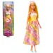Barbie Dreamtopia: Принцеса кукла в жълто-розова рокля с пеперуди - Mattel изображение 1