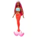 Barbie Dreamtopia: Русалка кукла с розови коси и коралови перки - Mattel изображение 1