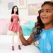 Barbie: Fashionista Приятелки с кафяви коси стилна модна кукла в леопардов модел – Mattel изображение 5
