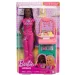 Barbie кариерна кукла педиатър с кафява коса, комплект за игра - Mattel изображение 1