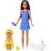 Barbie кукла с рокля на сърца - Mattel изображение 3