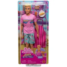 Barbie Mysteries: Beach Detectives - Кен кукла с аксесоари - Mattel изображение 1