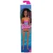 Barbie Плажна кукла в лилав цвят, с шарен бански - Mattel