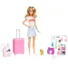 Barbie®: Приключения в Dreamhouse - пътуваща кукла Barbie с аксесоари - Mattel изображение 3