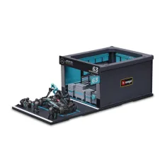 Bburago: F1 състезателен автомобил 1/43 - MB AMG W15 E Performance боксов път изображение 3