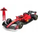 Bburago: Ferrari SF23 F1 състезателен автомобил метален автомобилен модел с пилот 1/24 (Шарл Леклер #16) изображение 2